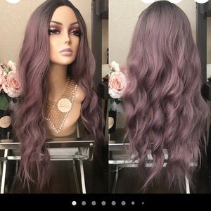 Purple synthetic wig. Never used.